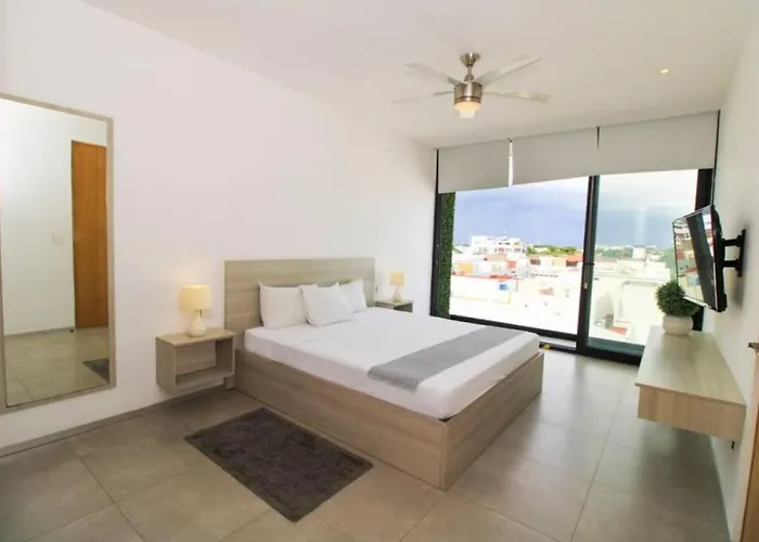 Downtown Exclusive 2br Ph With Priv Pool Gym Cinema Playa del Carmen